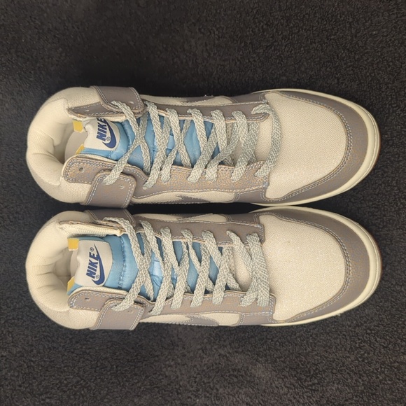 Nike Dunk Sky High Essential 'Silver lce Blue' Sneaker Wedges - Picture 10 of 11